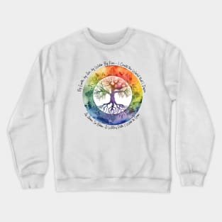 Tree of Life Witch Axiom Watercolor Art Design Crewneck Sweatshirt